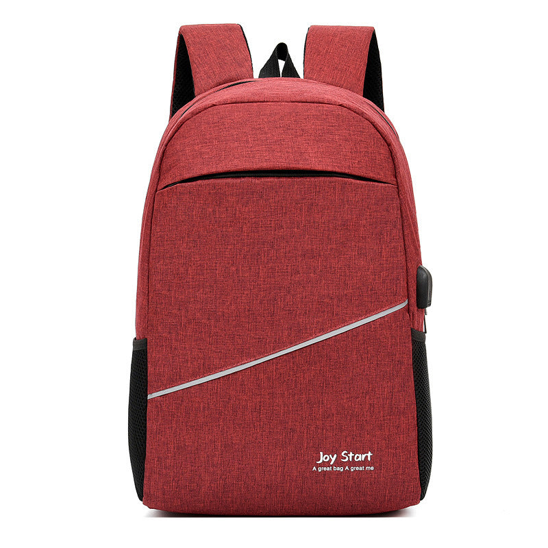 Men's Comfortable Three-piece Charging Leisure Fashion Backpacks