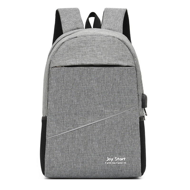 Men's Comfortable Three-piece Charging Leisure Fashion Backpacks