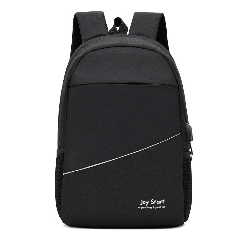 Men's Comfortable Three-piece Charging Leisure Fashion Backpacks