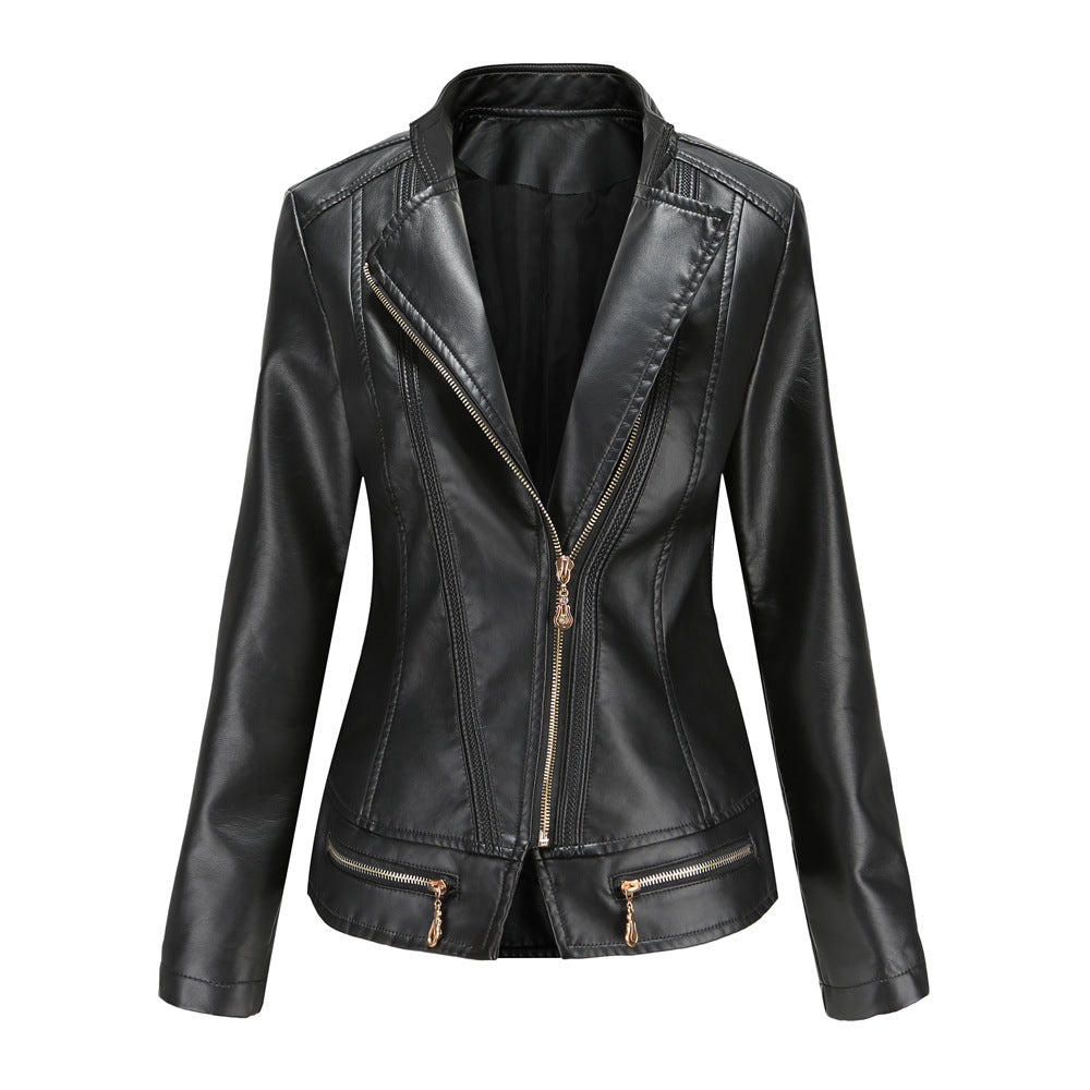 Women's Fashion Leather Thin Casual Hot Jackets
