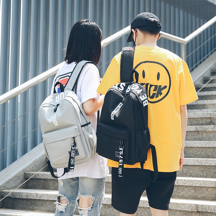 Women's & Men's & Spring Fashion Letter Large Capacity Backpacks