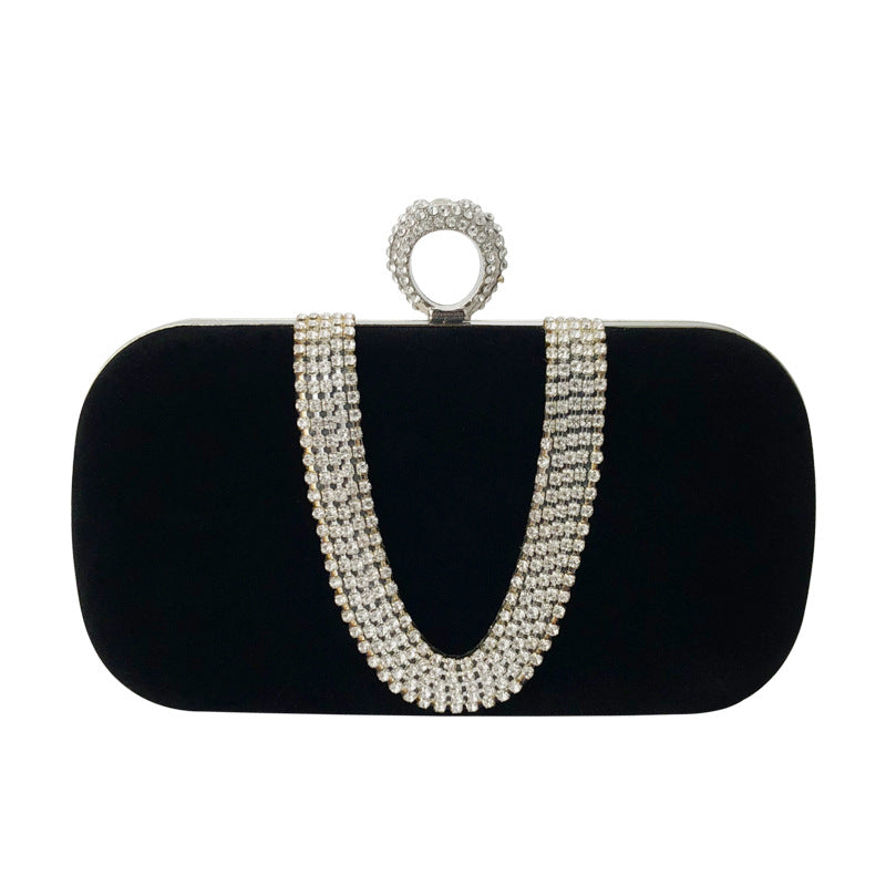 Women's Popular Dinner Clutch Flannel Banquet Evening Bags