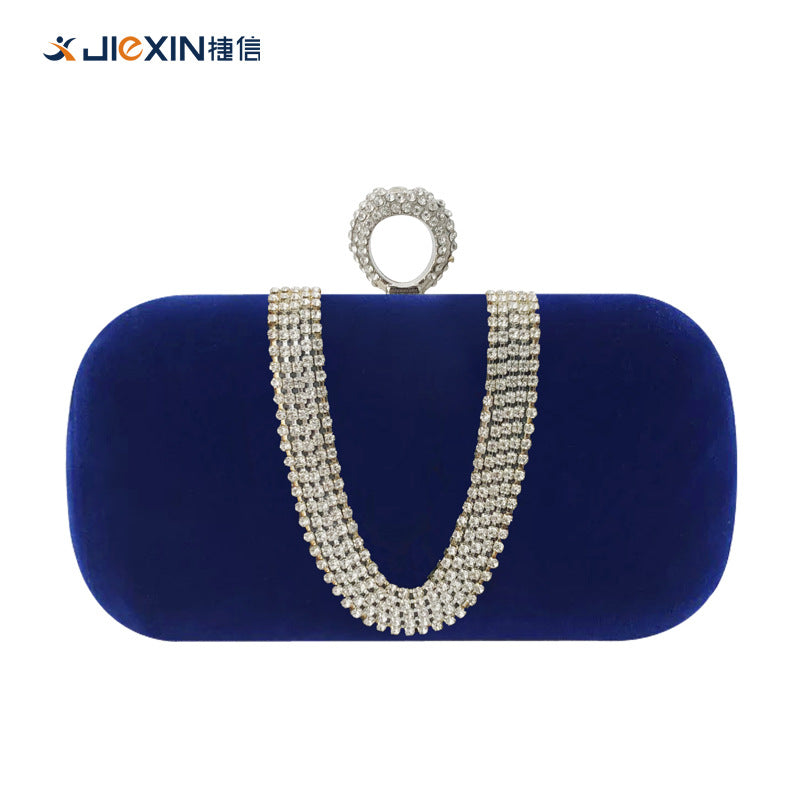 Women's Popular Dinner Clutch Flannel Banquet Evening Bags