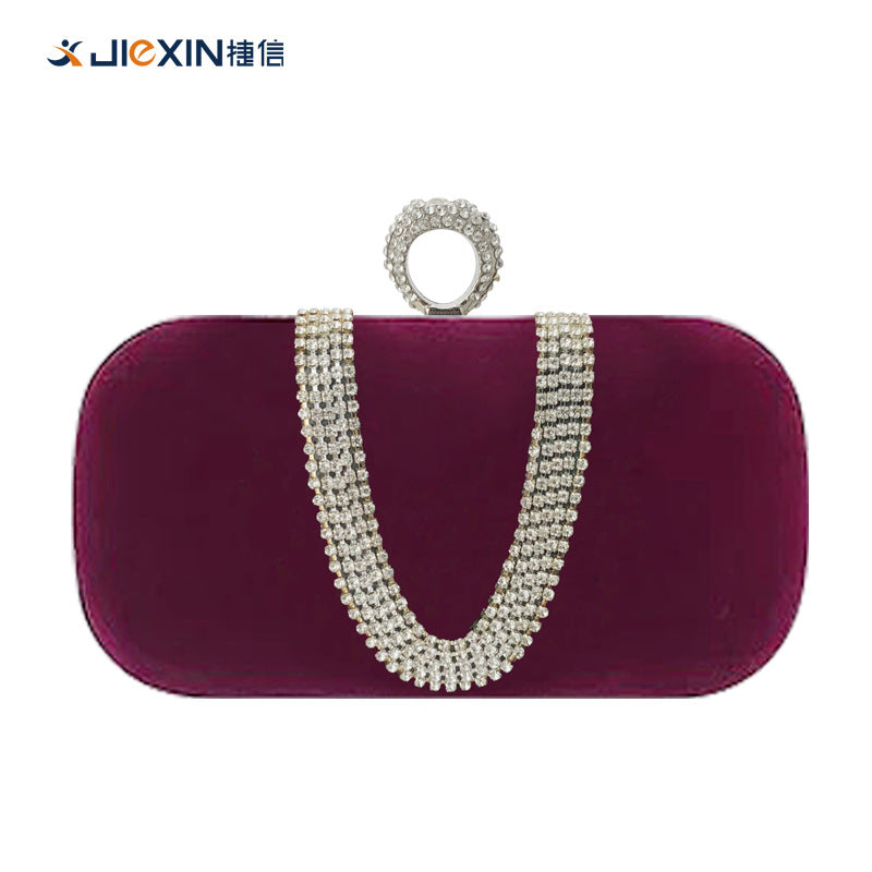 Women's Popular Dinner Clutch Flannel Banquet Evening Bags