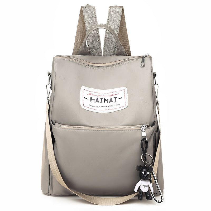 Women's Oxford Cloth College Korean Large Capacity Backpacks