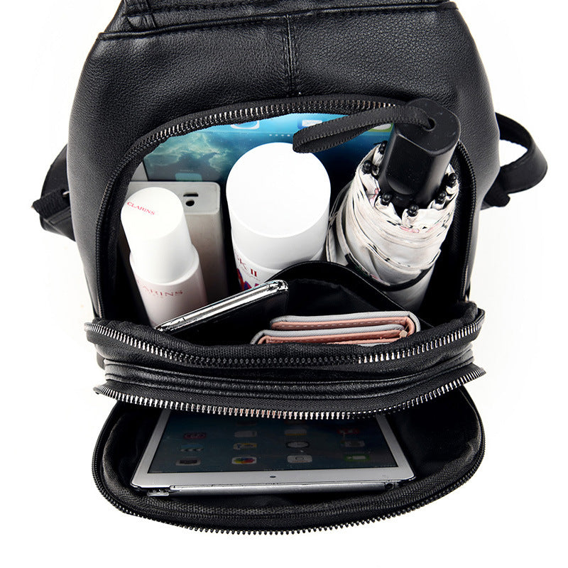 Women's Korean Fashion Moisture Leisure College Style Backpacks