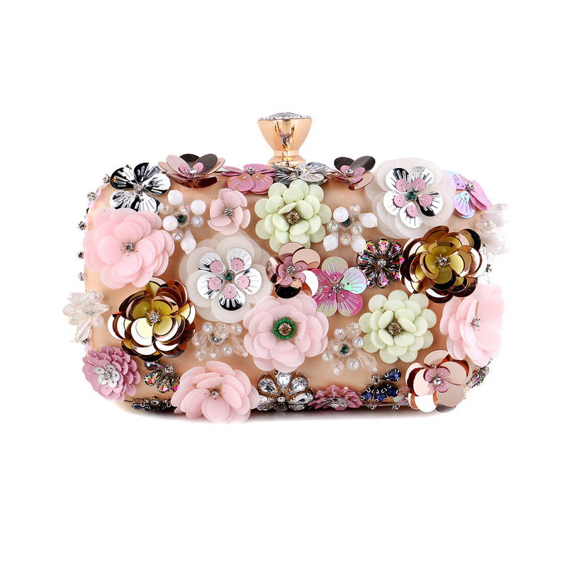 Innovative Flower Dinner Luxury Banquet Clutch Bags