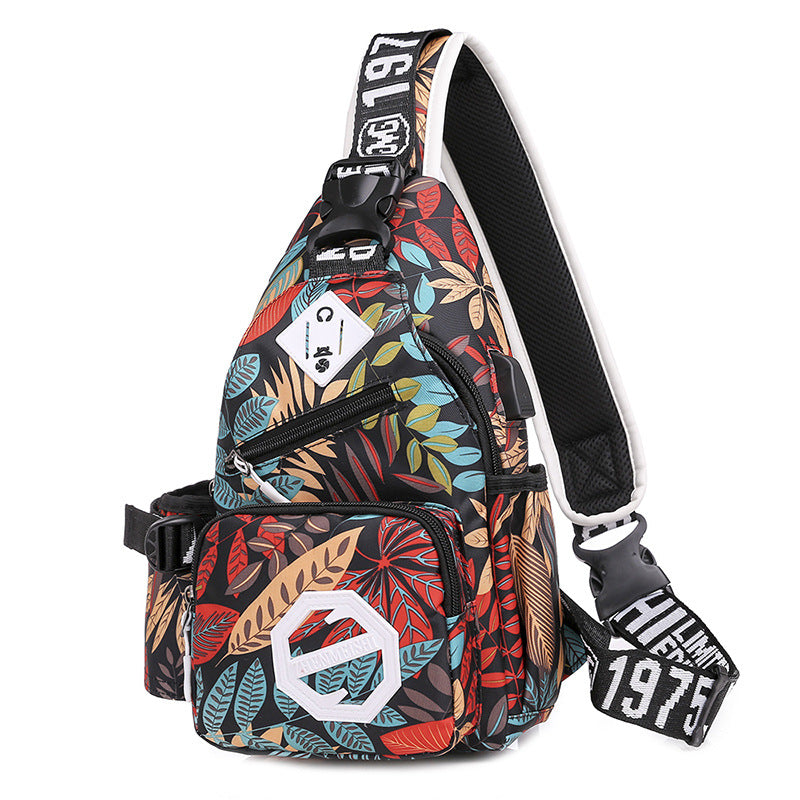 Men's Durable Beautiful Canvas Fashion Rand Men's Chest Bags