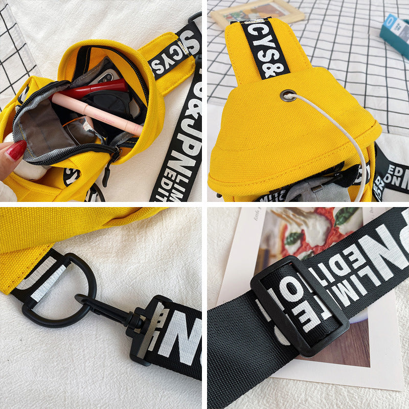 Women's New Canvas Korean Chic Unique Crossbody Bags