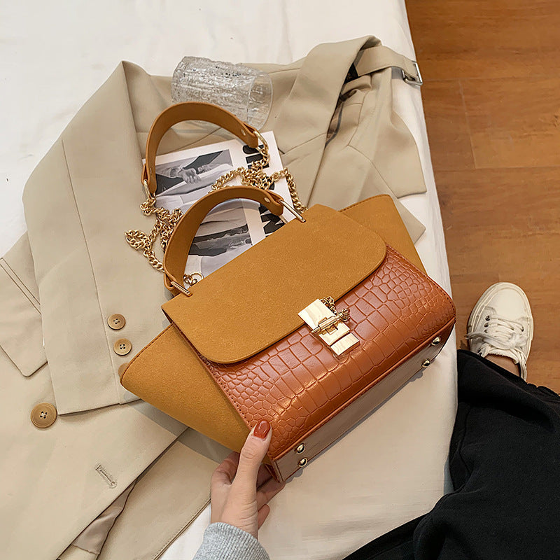 Women's Frosted Pouches Chain Portable Retro Simple Bags