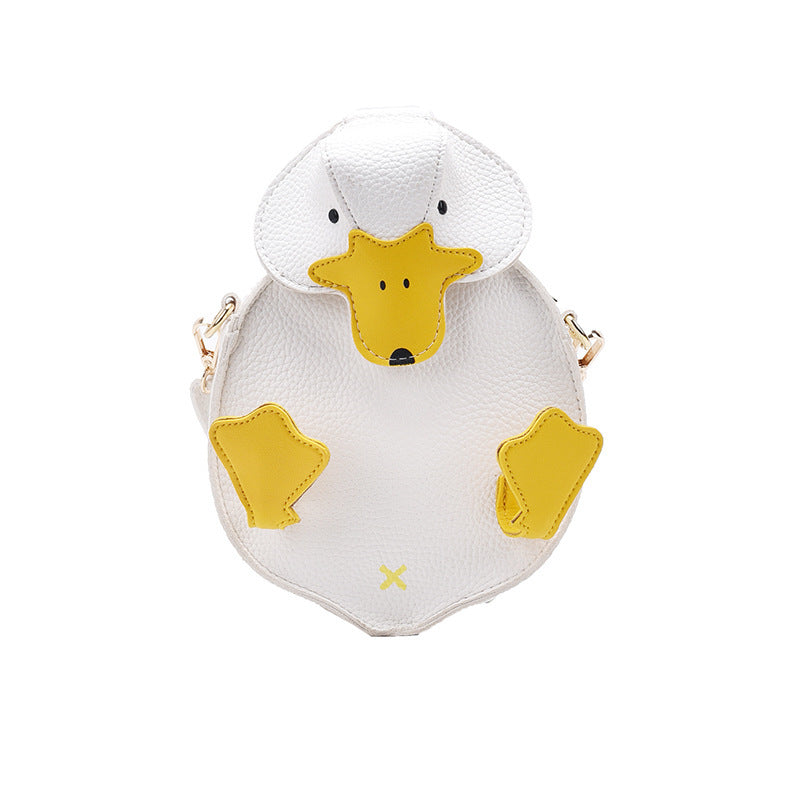 Women's Cartoon Duck Cute Pouch Fashion Color Shoulder Bags