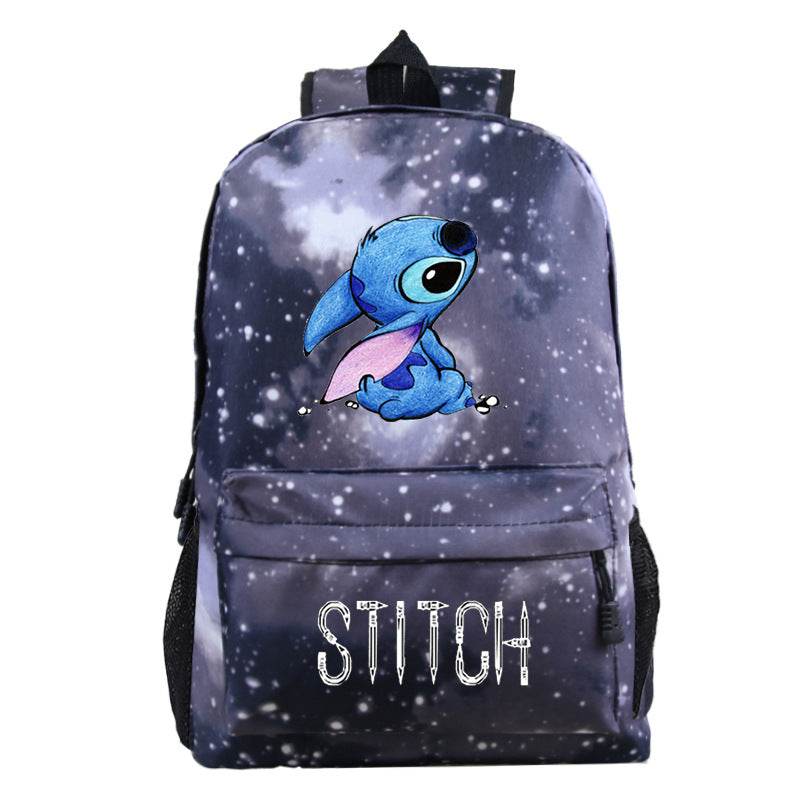 Star Stitch Cartoon Primary Secondary Grade Backpacks
