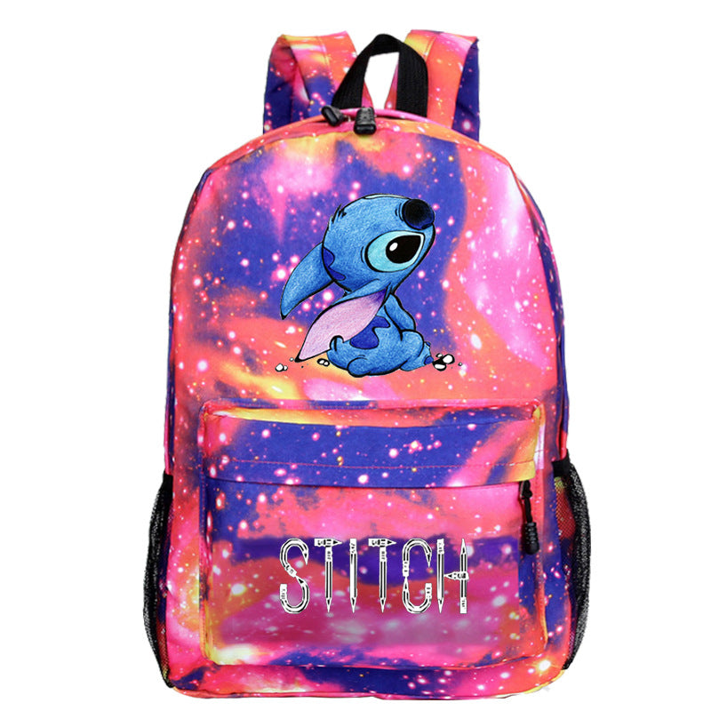 Star Stitch Cartoon Primary Secondary Grade Backpacks