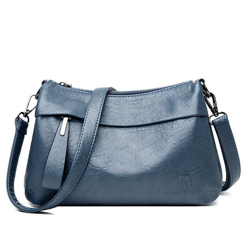 Women's Soft Leather Fashion Large Capacity Mom Shoulder Bags
