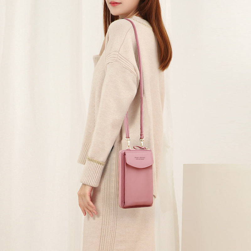 Mobile Female Long Clutch Large Capacity Bags