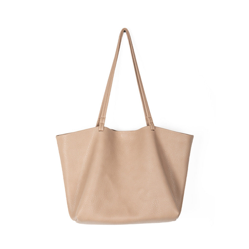 Women's Pattern Soft Leather For Underarm Simple Tote Bags