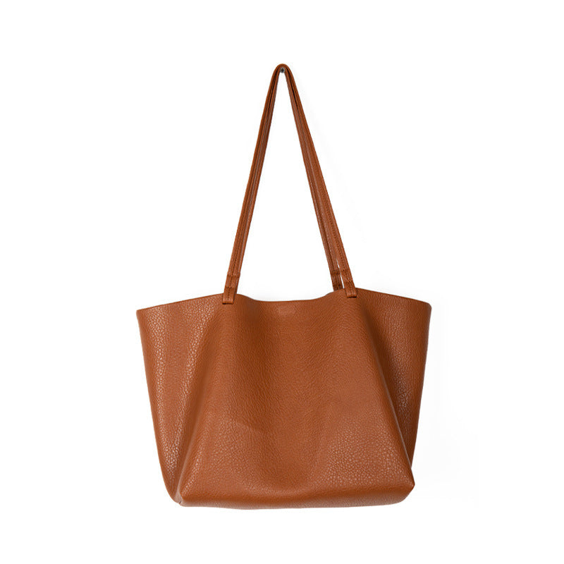 Women's Pattern Soft Leather For Underarm Simple Tote Bags