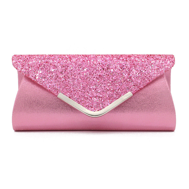 Women's Spring Fashionable Sequins Clutch Dinner Evening Bags