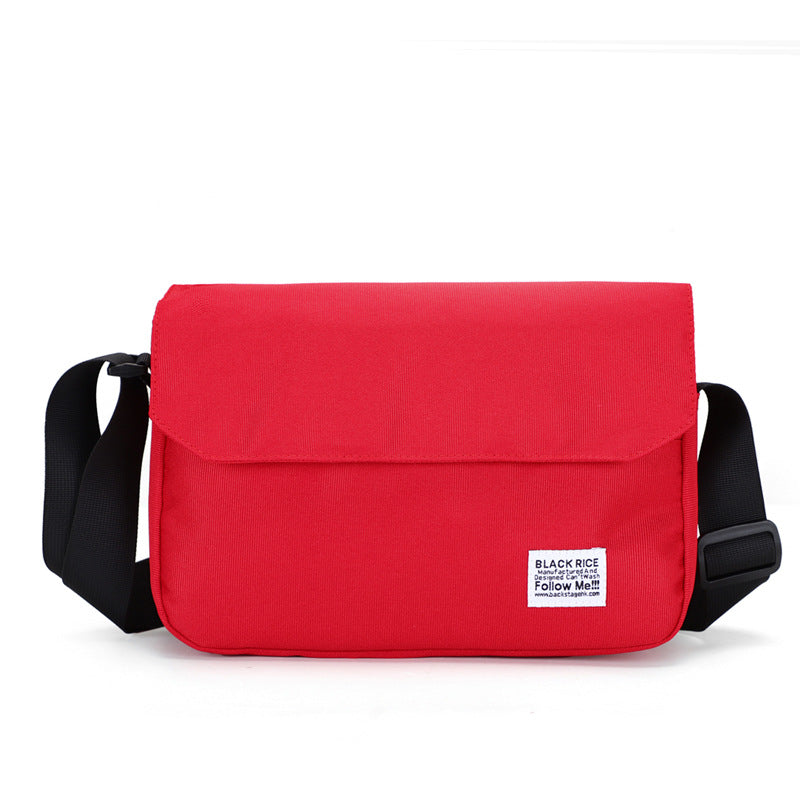 Artistic Korean Style Fashion Simple Large Men's Messenger Bags