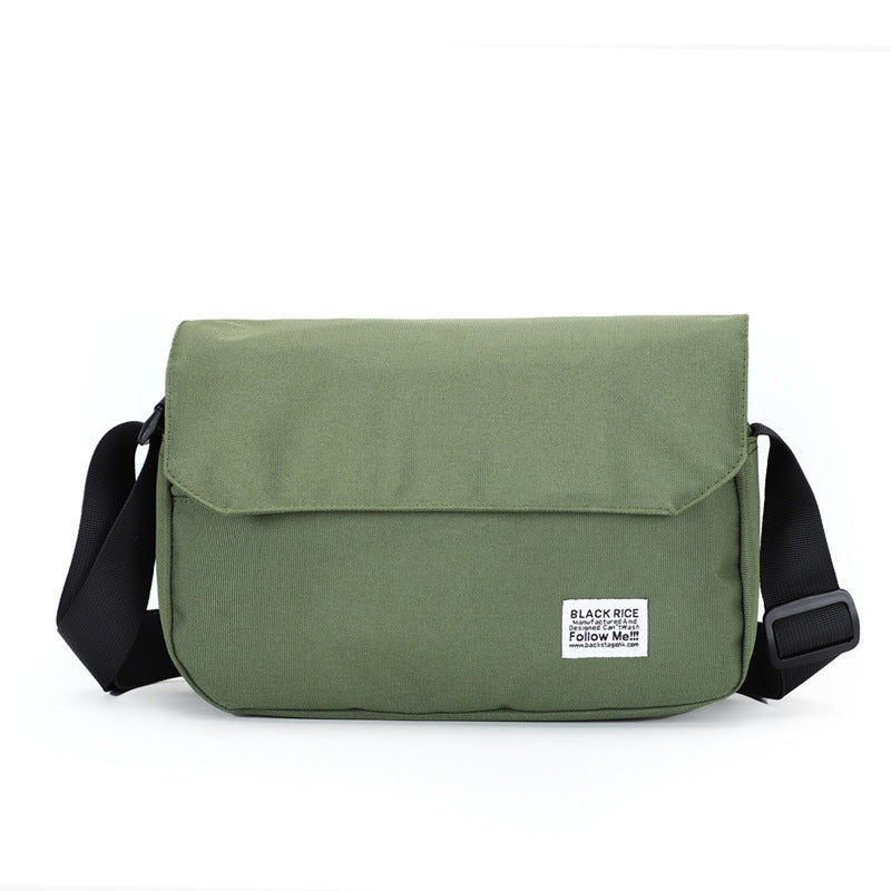 Artistic Korean Style Fashion Simple Large Men's Messenger Bags