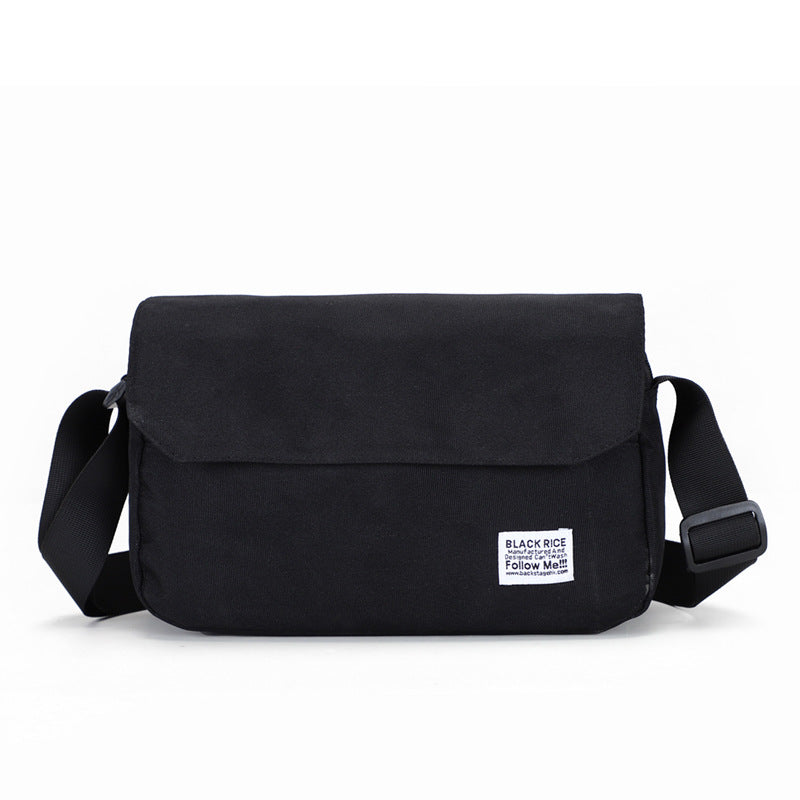 Artistic Korean Style Fashion Simple Large Men's Messenger Bags