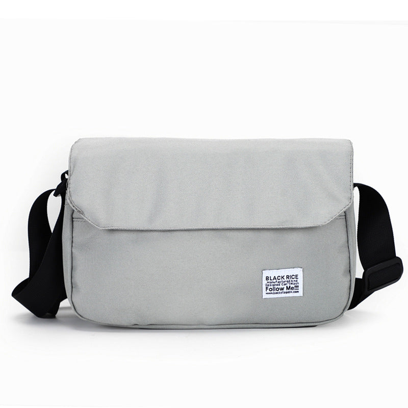 Artistic Korean Style Fashion Simple Large Men's Messenger Bags