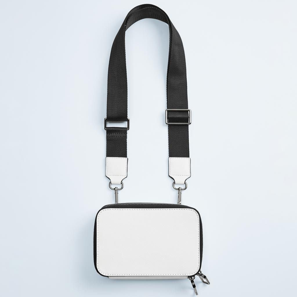 Men's Fashion White Rectangular Mini Envelope Men's Messenger Bags