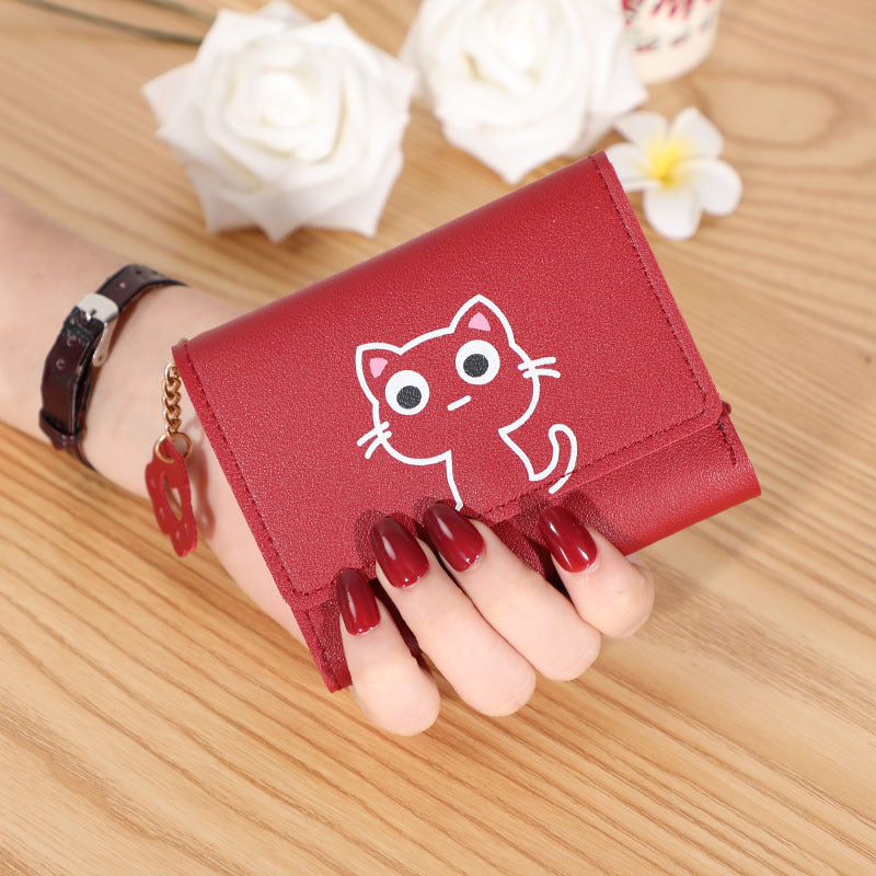Women's Korean Short Creative Fashion Hasp Ladies Wallets