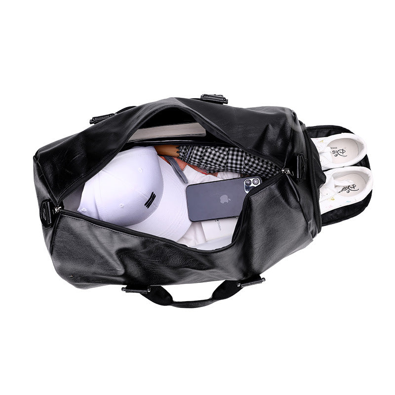 Women's & Men's & Leather Training Short Distance One Travel Bags