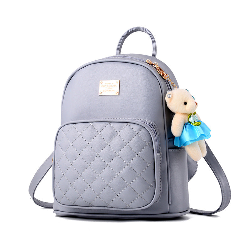 Preppy Style Korean Trendy Fashion Bear Backpacks