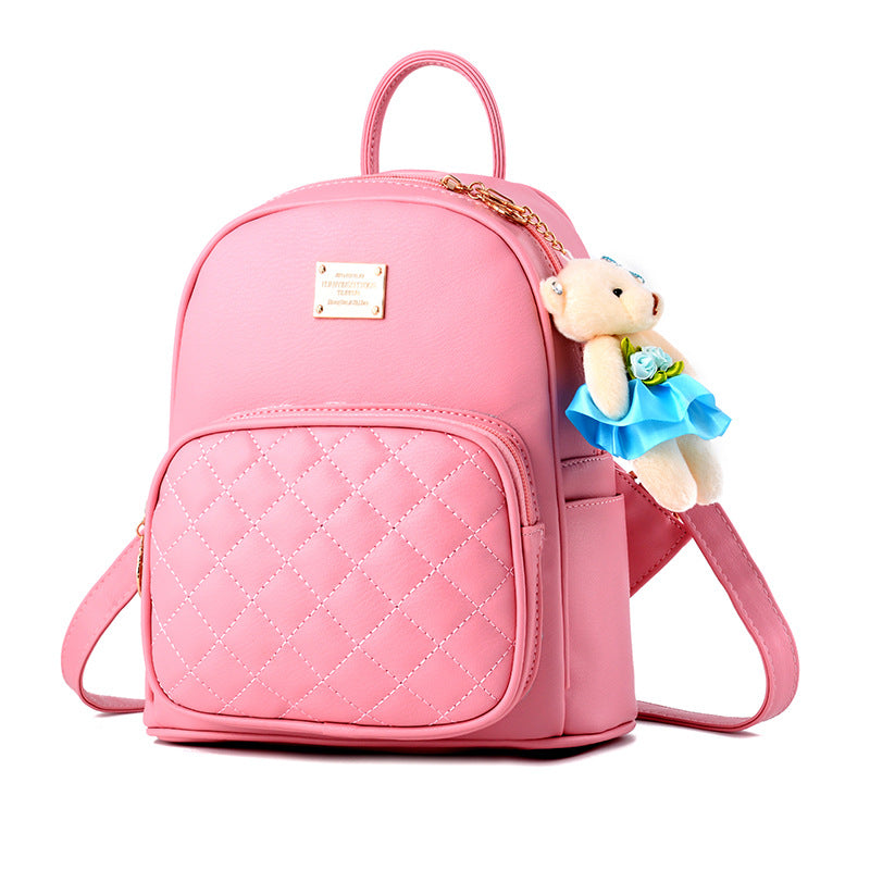 Preppy Style Korean Trendy Fashion Bear Backpacks