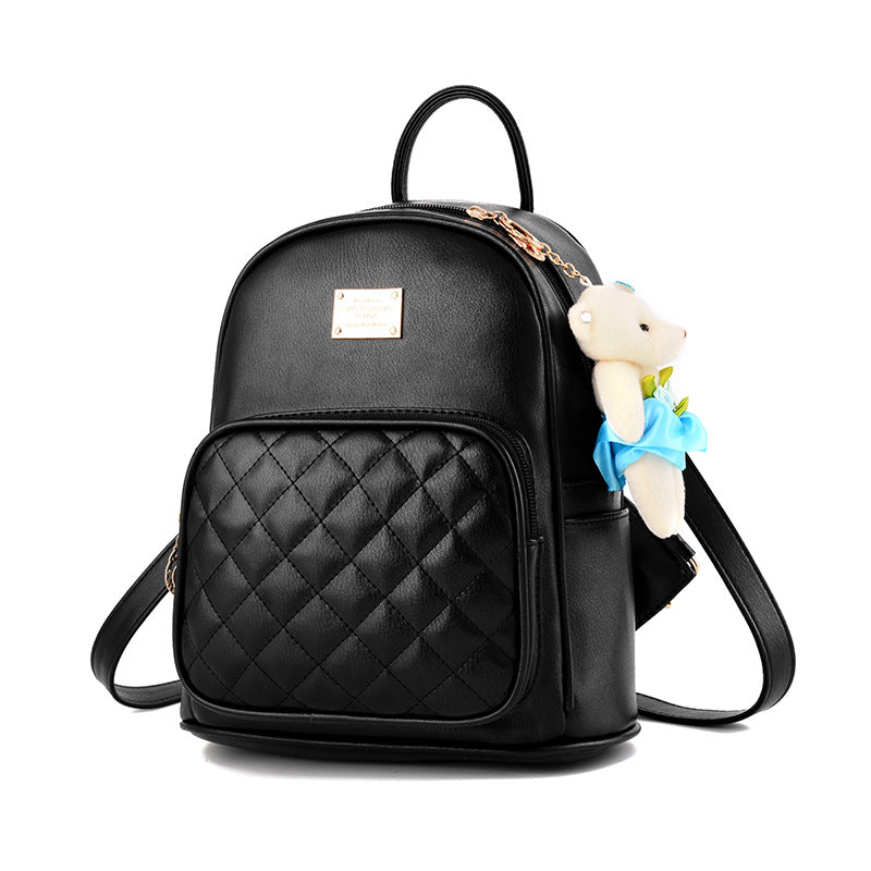 Preppy Style Korean Trendy Fashion Bear Backpacks