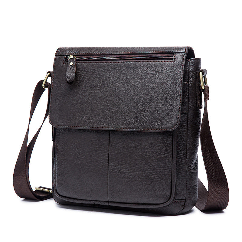 Men's Top Layer Cowhide Cover Type Men's Messenger Bags