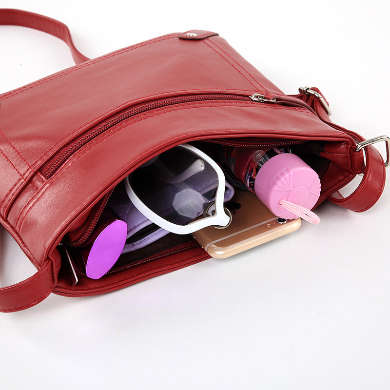 Women's & Men's & Korean Retro Packet Neutral Soft Men's Messenger Bags