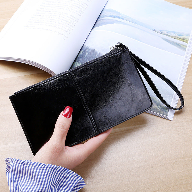 Women's Zip Female Long Clutch Multi Slots Ladies Wallets