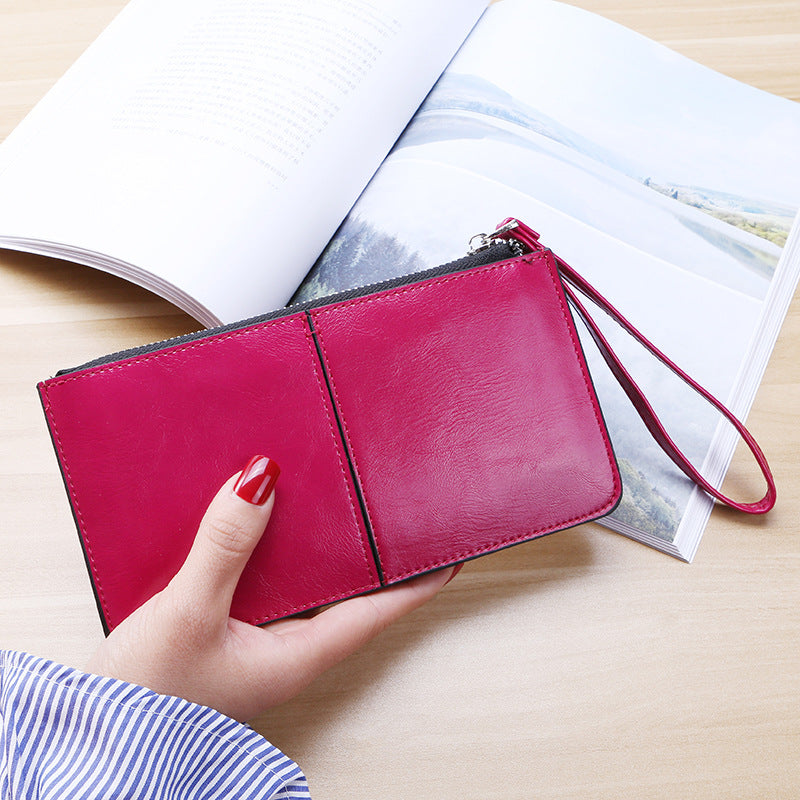 Women's Zip Female Long Clutch Multi Slots Ladies Wallets