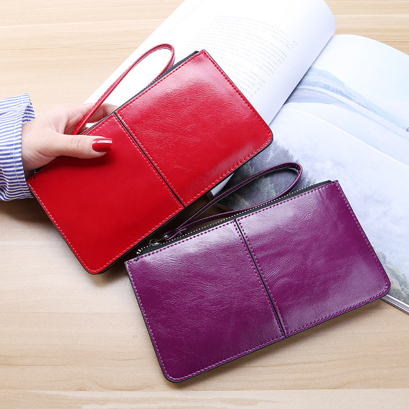 Women's Zip Female Long Clutch Multi Slots Ladies Wallets