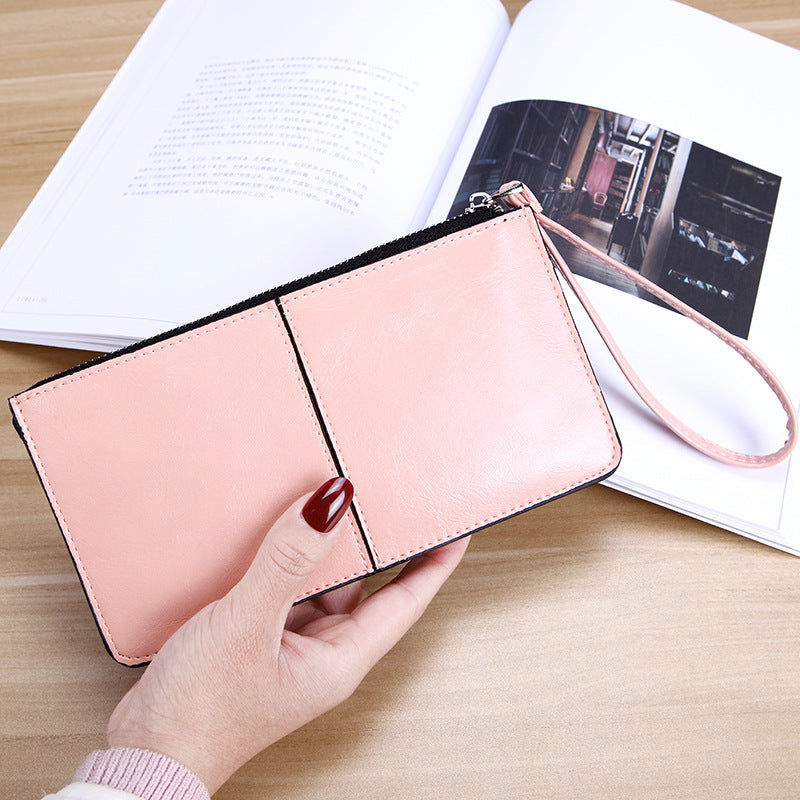 Women's Zip Female Long Clutch Multi Slots Ladies Wallets
