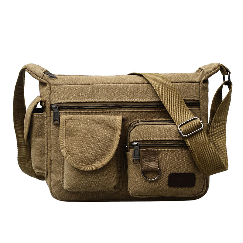 Men's Pretty Elegant Vintage Canvas High-grade Men's Shoulder Bags