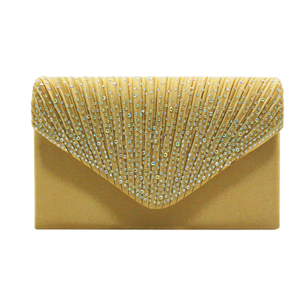 Women's Stylish Fashion Satin Rhinestone Banquet Evening Bags