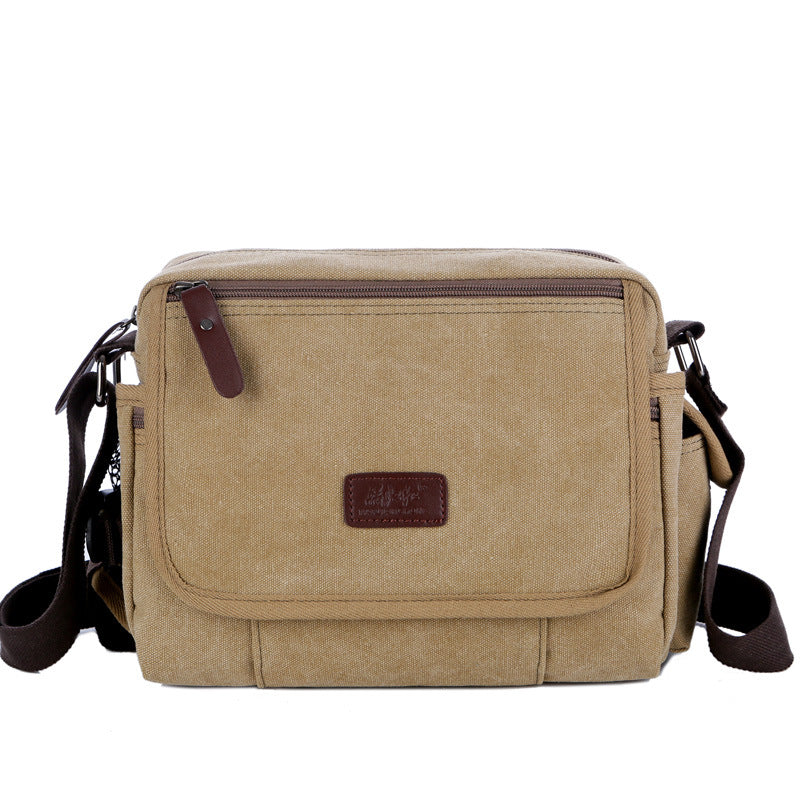 Elegant Canvas Korean Style Cross Body Men's Messenger Bags