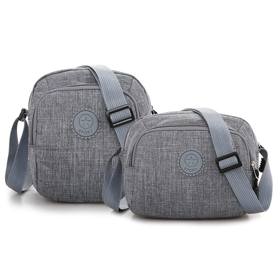 Fashion Simple Waterproof Oxford Stereo Unisex Men's Messenger Bags