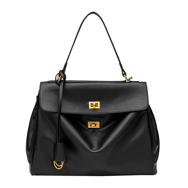 Women's Kelly Smooth Calfskin Portable Underarm Commuter Crossbody Bags