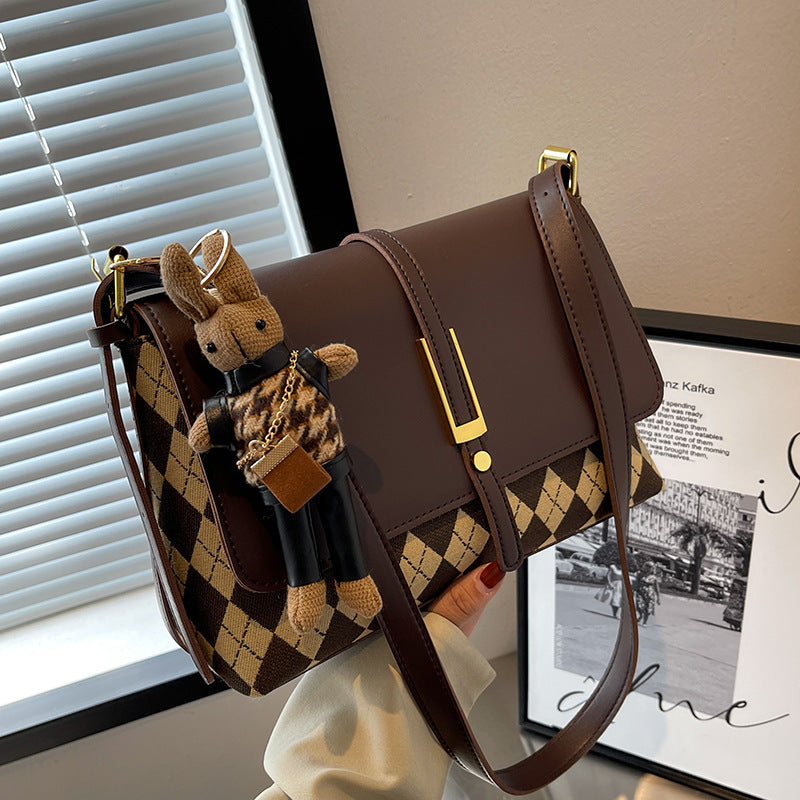 Women's Large Capacity Fashionable Niche High-grade Western Crossbody Bags