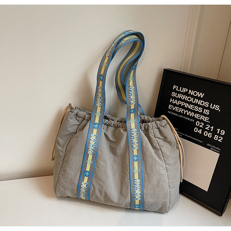 Cloth Large Capacity Totes Minority Simple Shoulder Bags