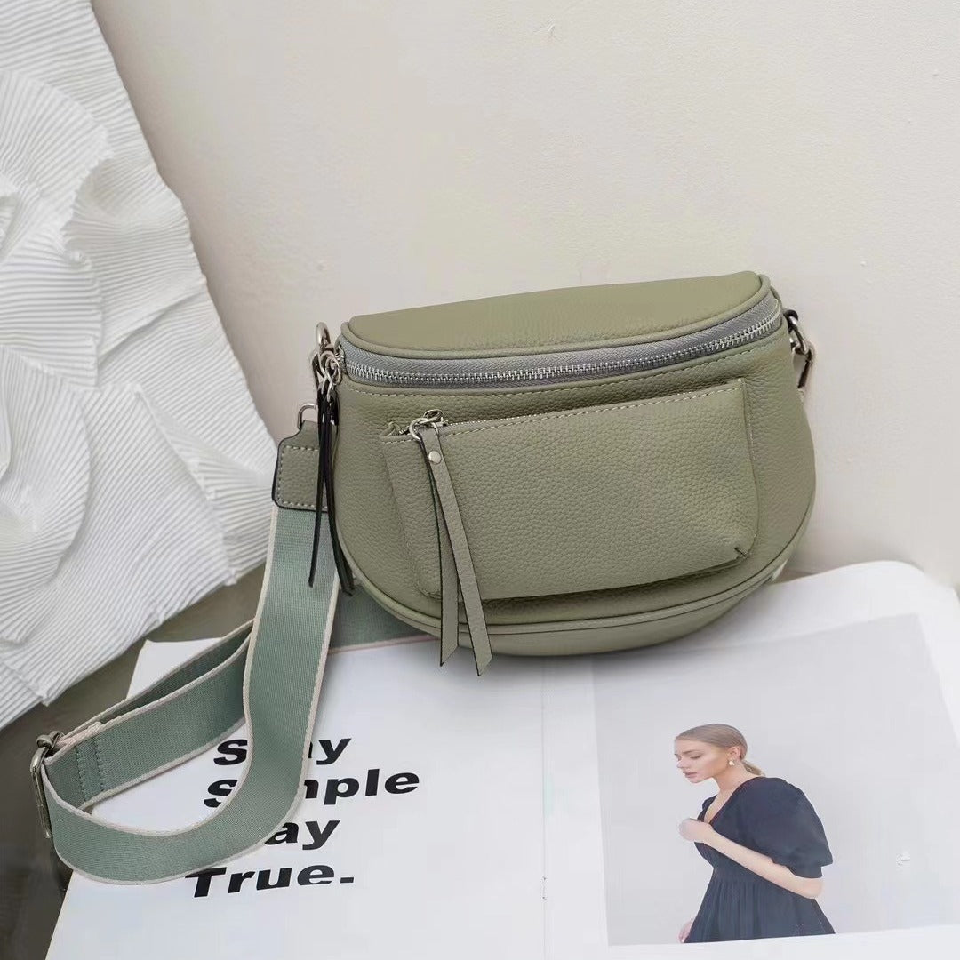 Women's Genuine Leather Height High Quality Simple Crossbody Bags