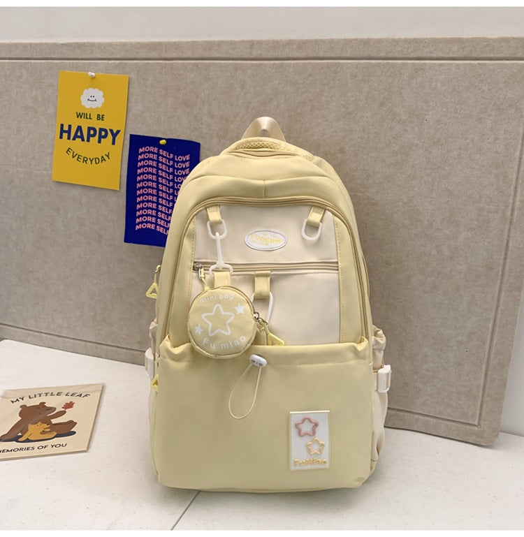 Korean College Style Girlish Cute Color Backpacks