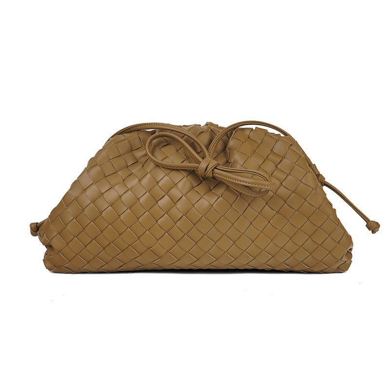 Large Cloud Woven Capacity Clip Hand Crossbody Bags