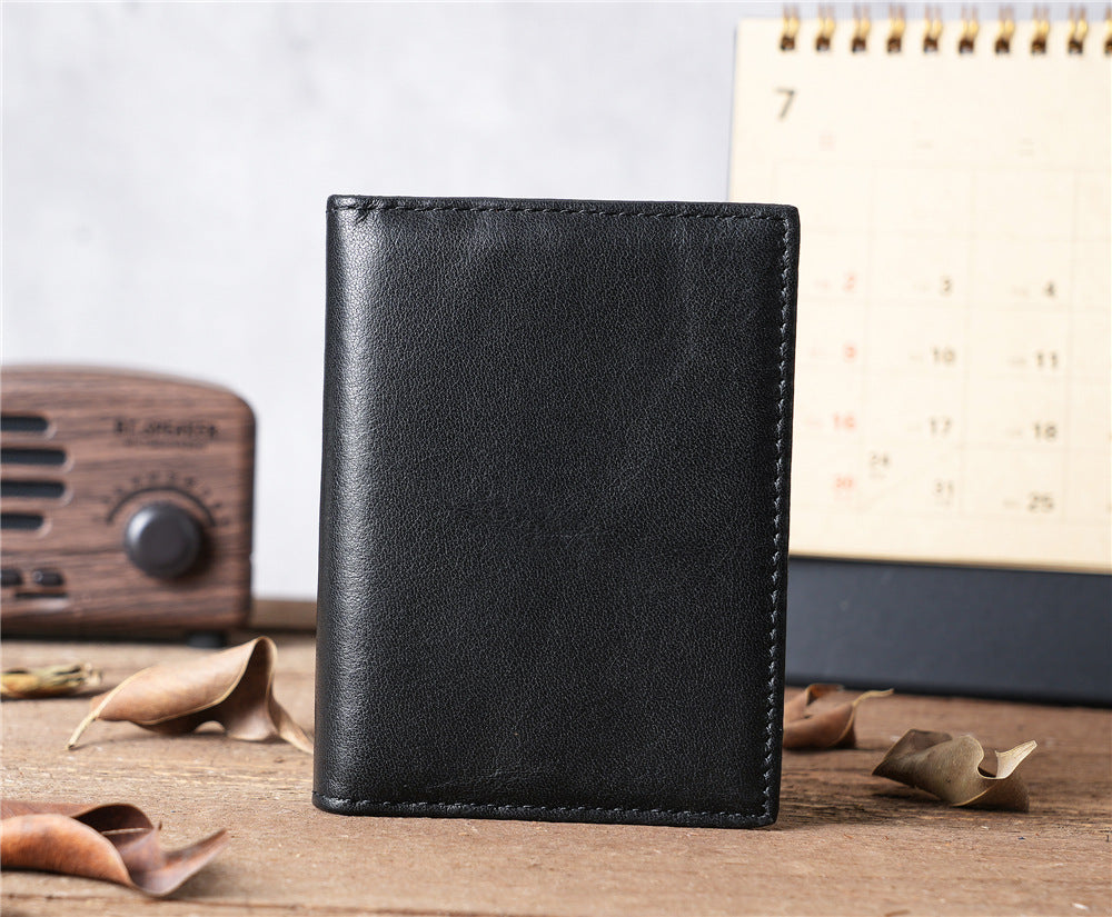 New Innovative Leather Boys Vintage Consignment Card Holder