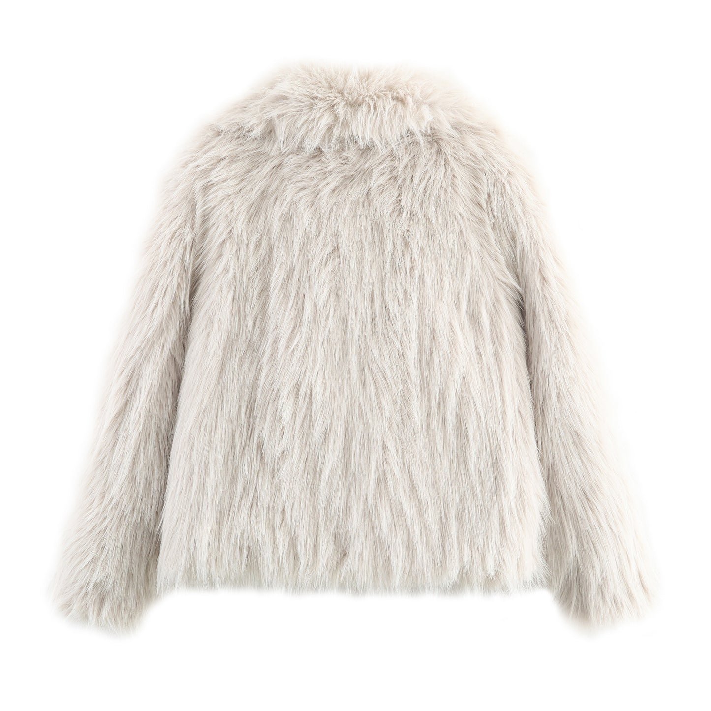 Innovative Versatile Autumn Lapel Furry Two-color Jackets